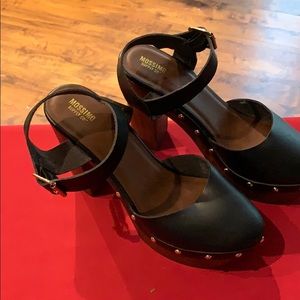 Massimo Supply Co Black Studded Heels - EUC